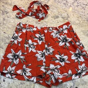 Forever 21 floral shorts